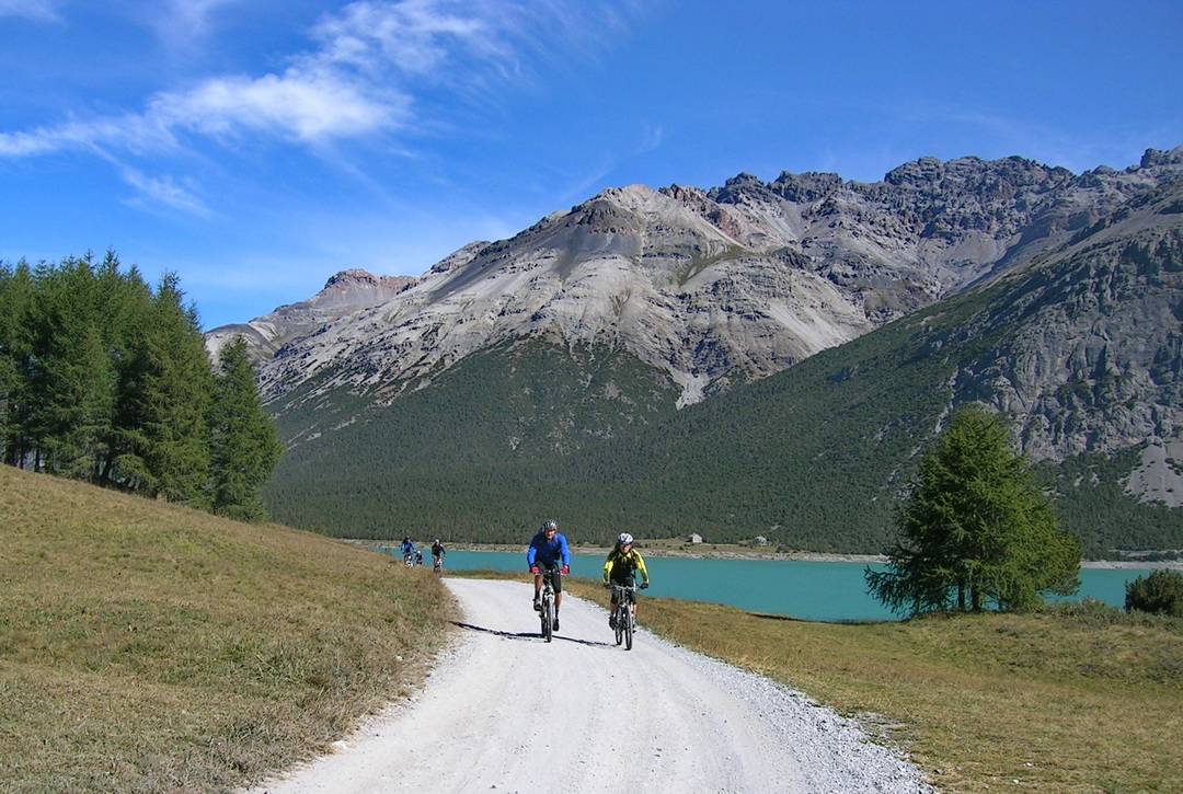 Der erste Stausee ist der Lago di San Giacomo di Fraele