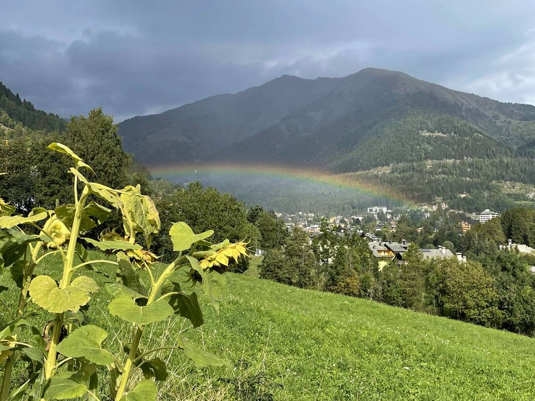 Regenbogen über Ponte di Legno Regenbogen über Ponte di Legno