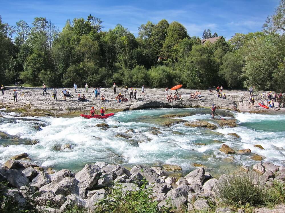 Freizeitparadies an der Isar bei Lenggries