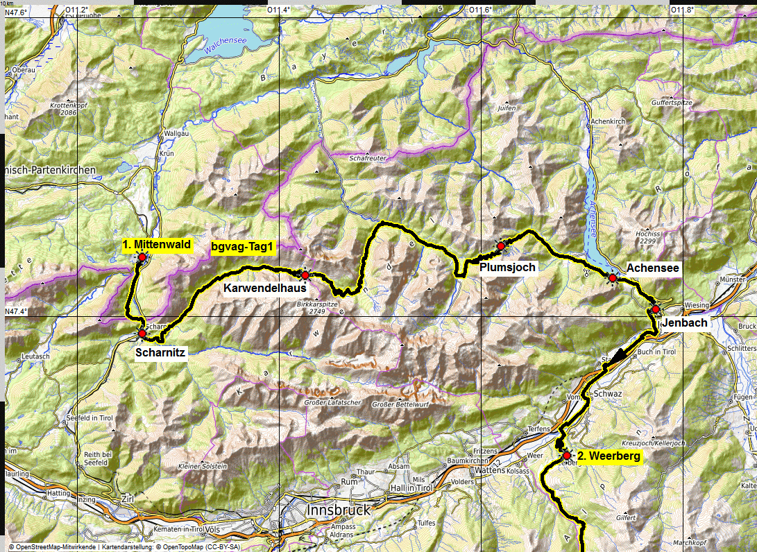 01 Karwendel Brenner Route 01 Karwendel Brenner Route