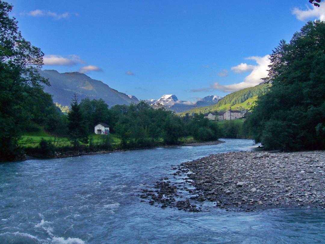 Blick zurück über die Linth
