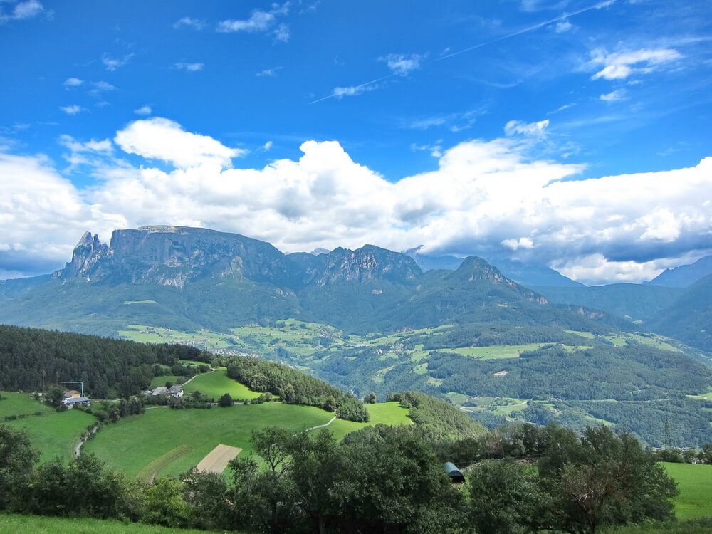 Blick zum Schlern