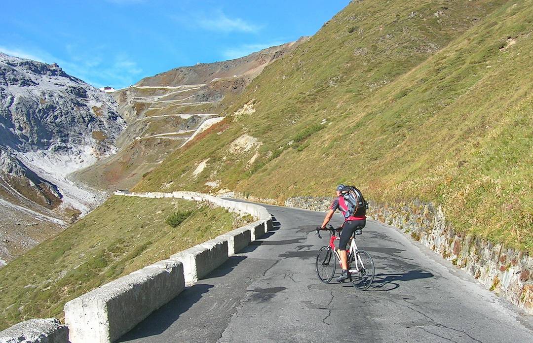 Franzenshöhe: Kehre 24 von 48 am Stilfser Joch 