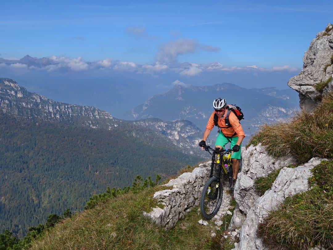 Schützengräben am Monte Caplone