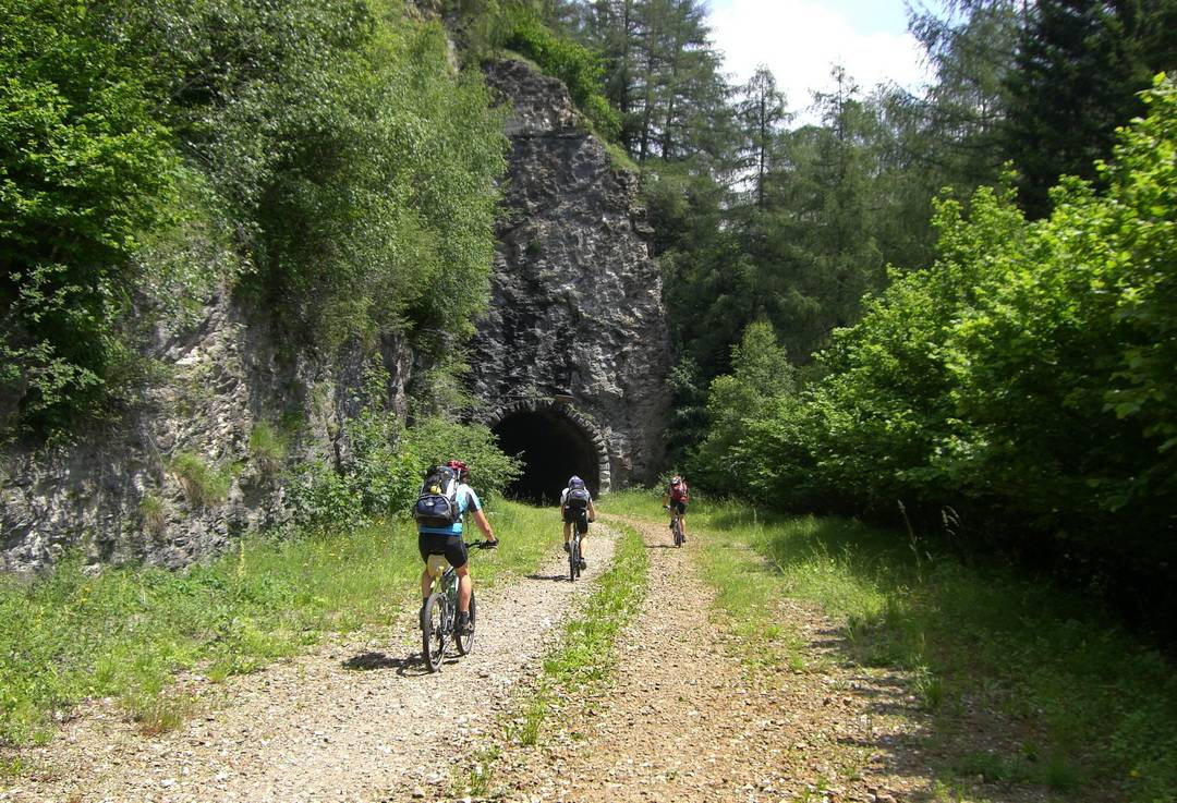 alte Bahntrasse der Brennerbahn