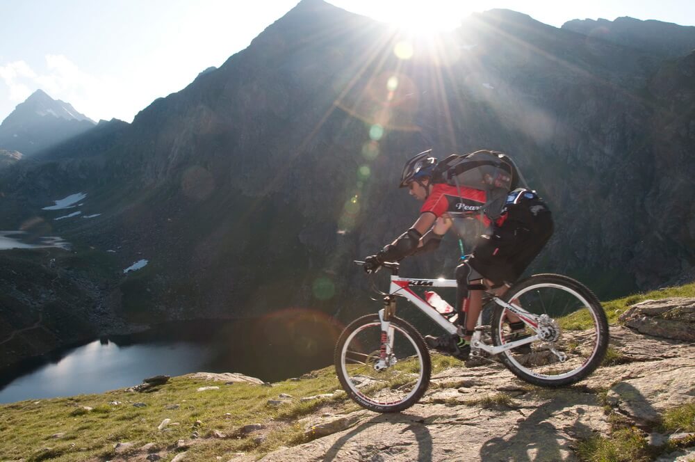 Da lacht das Trailherz bei der Abfahrt vom Spronser Joch