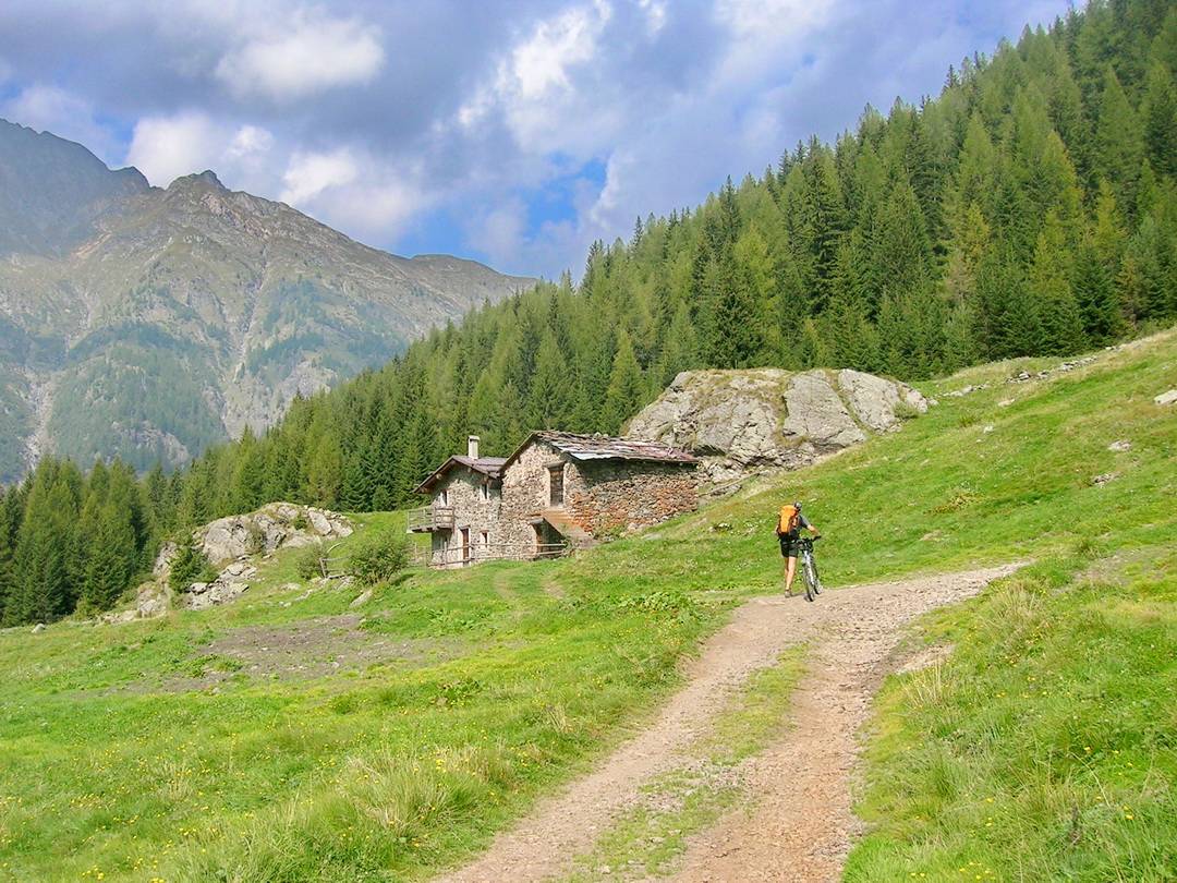 Auf dem Marsch zur Malga Campo
