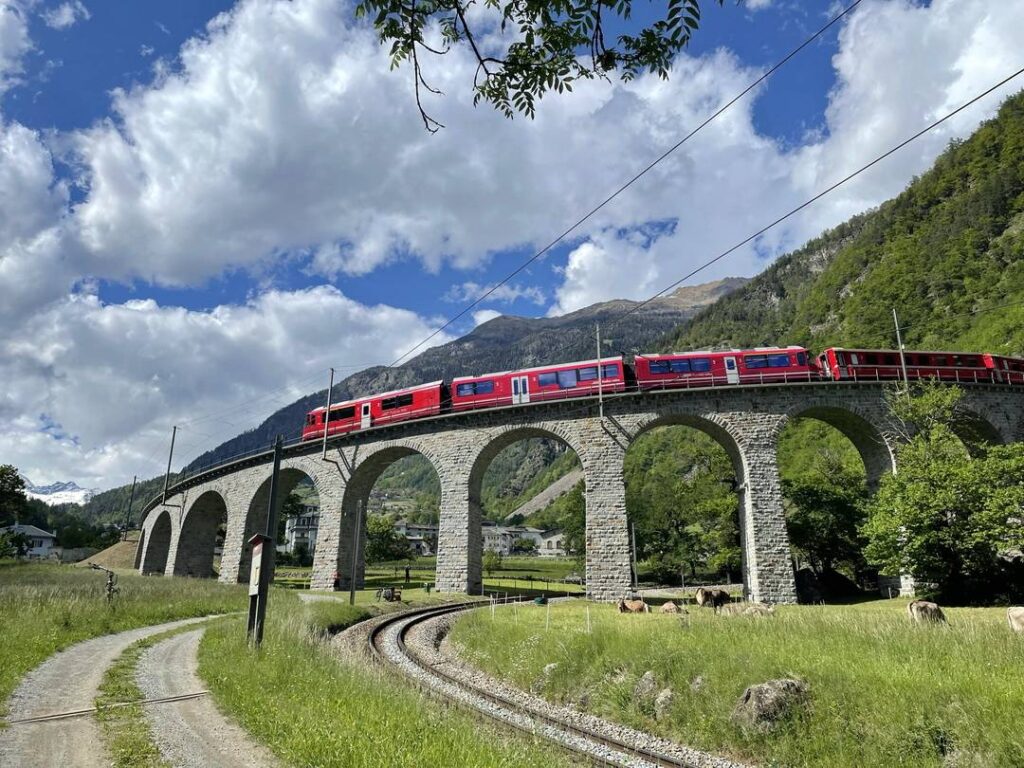 Kreisviadukt bei Brusio
