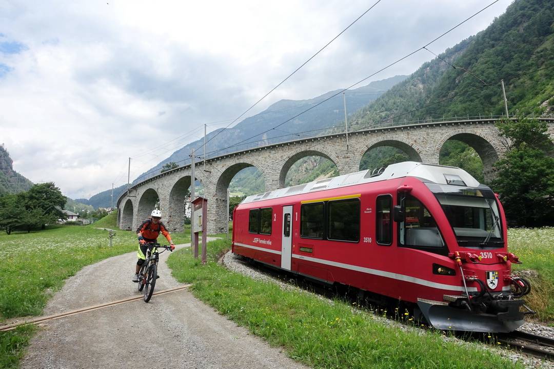 Kreisviadukt in Brusio