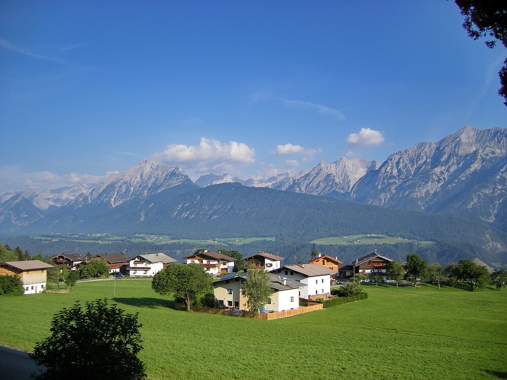 Weerberg über dem Inntal