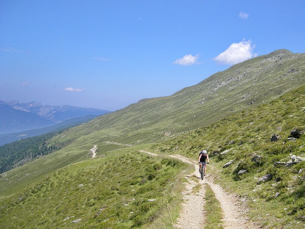 Auffahrt zum Geiseljoch