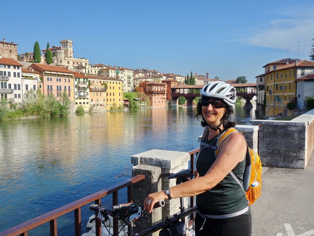 Bassano del Grappa - glücklich und fast am Ziel 