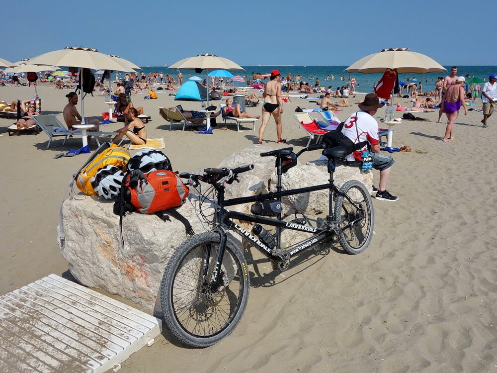 Lido di Venezia - der Sand glüht