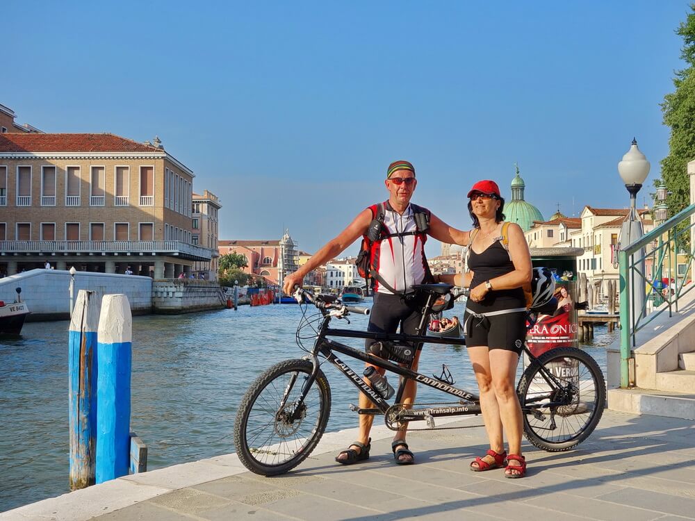 Am Ziel in Venedig ist auch ein Standbild erlaubt