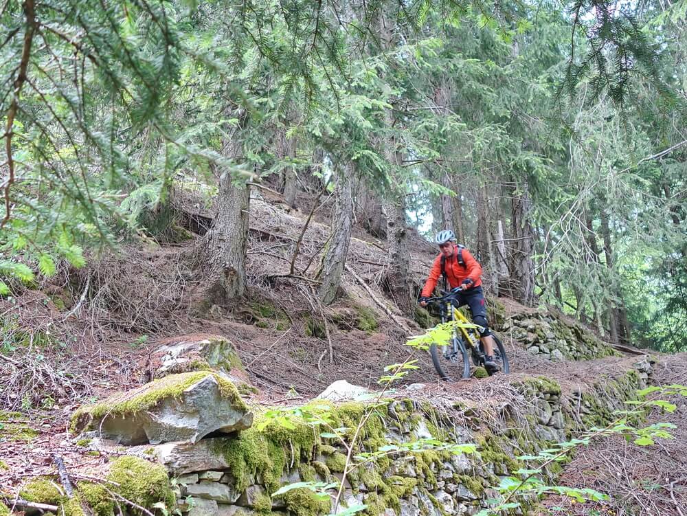 Die Trails sind alte Militärpfade