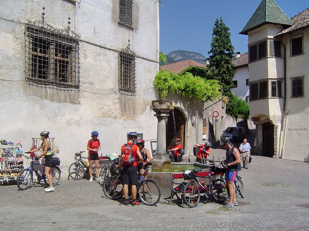 Pause in Kaltern: Abkühlung