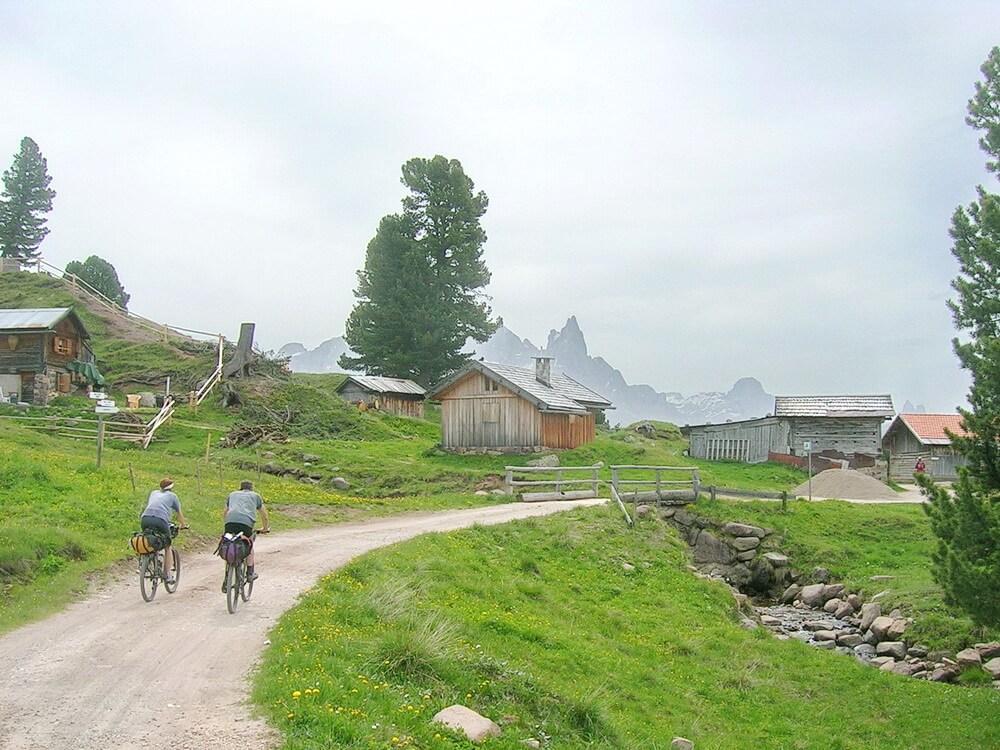 Malga Canvere: nur selten trifft man unterwegs auf andere Biker