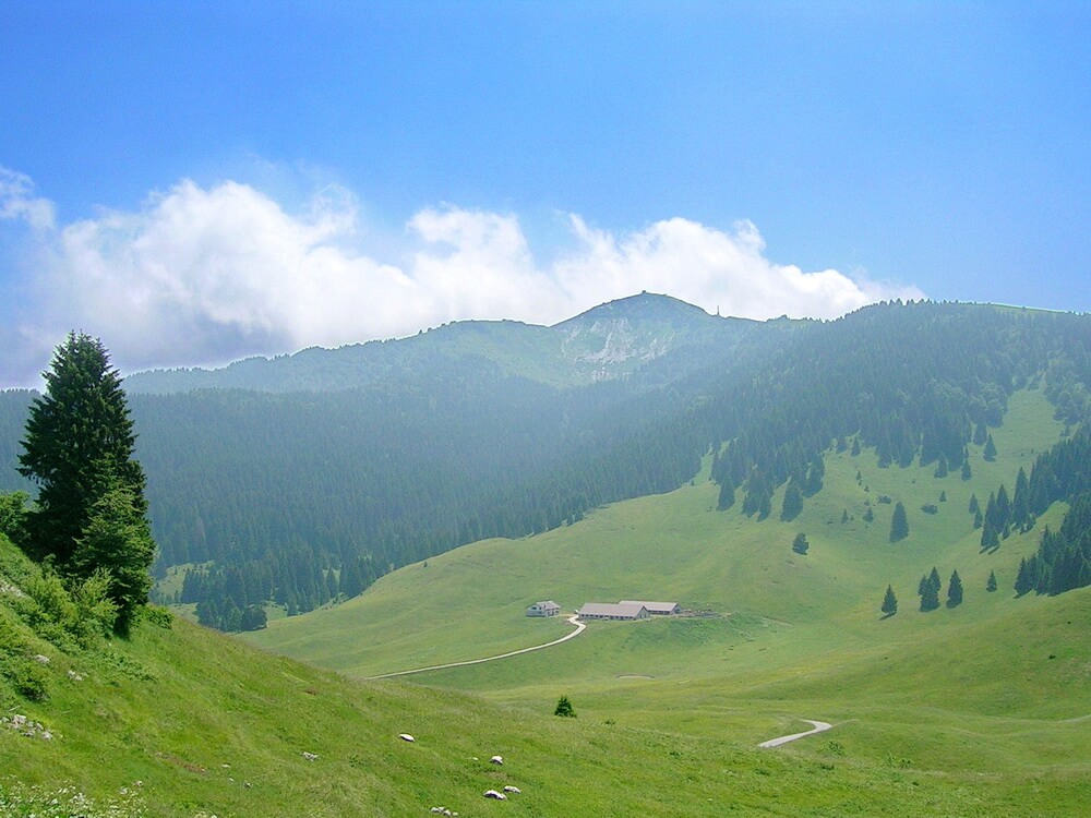 Monte Grappa nach zäher Auffahrt endlich in Sicht