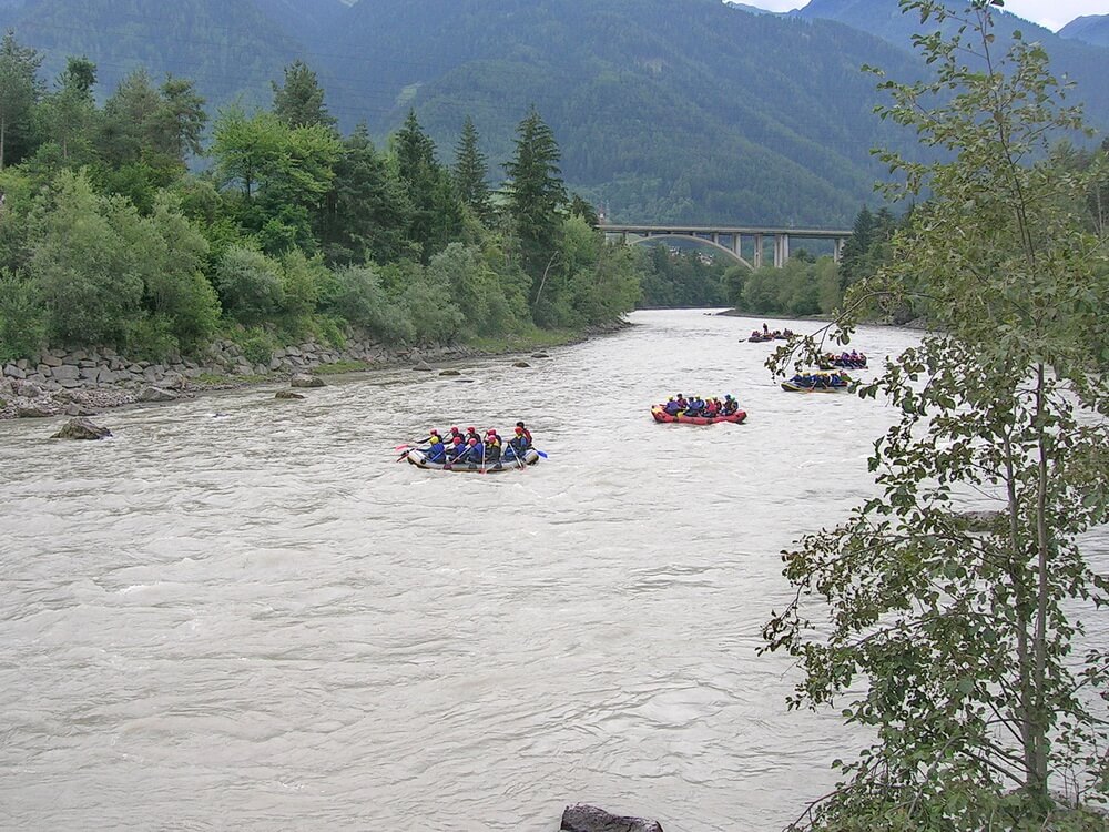 Rafting auf dem Inn