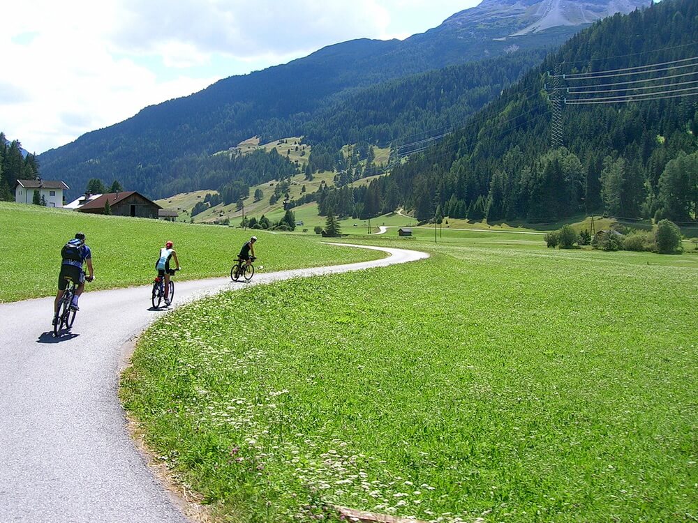 Radweg von Nauders zum Reschenpass