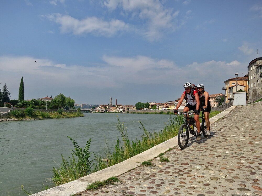 An der Etsch bei Pescantina