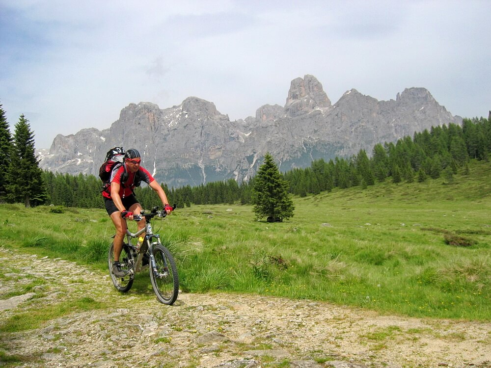 Panorama zu den Pale di San Martino