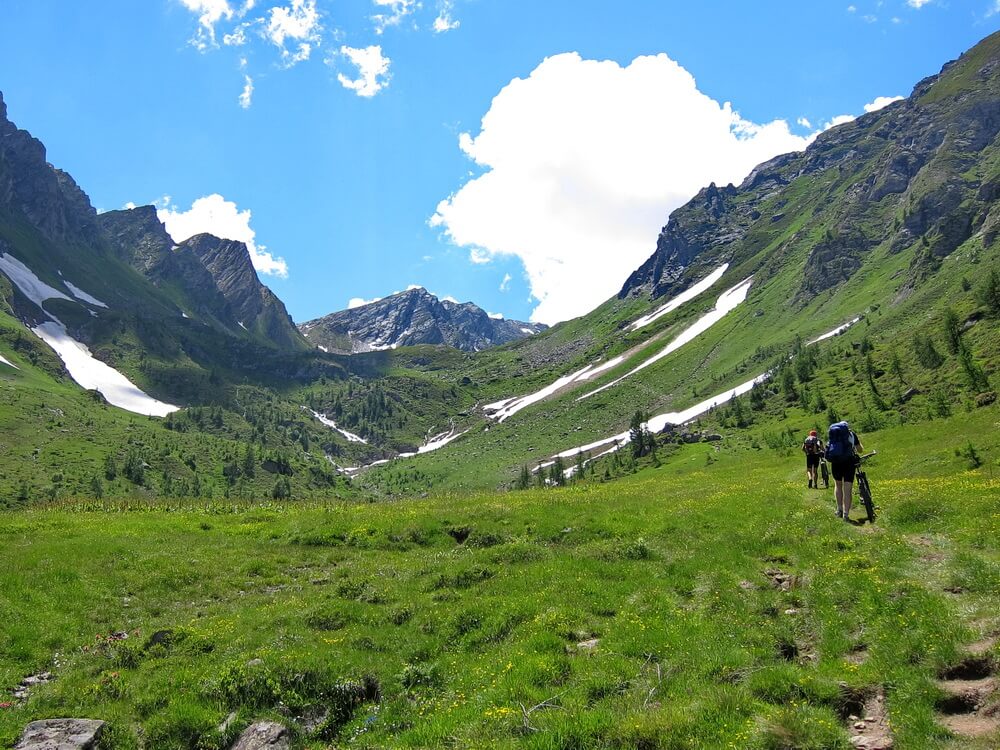Aufstieg zum Passo del Narét