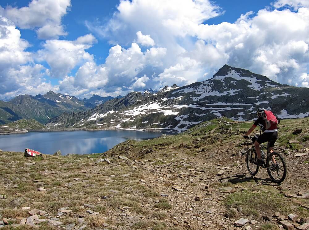 Abfahrt vom Passo del Narèt
