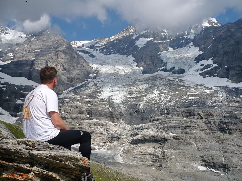 Am Fuße des Eigergletschers