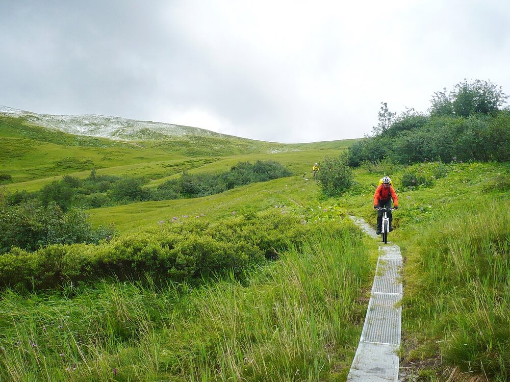 Easy Trail im Turbachtal - darunter Matschpampe