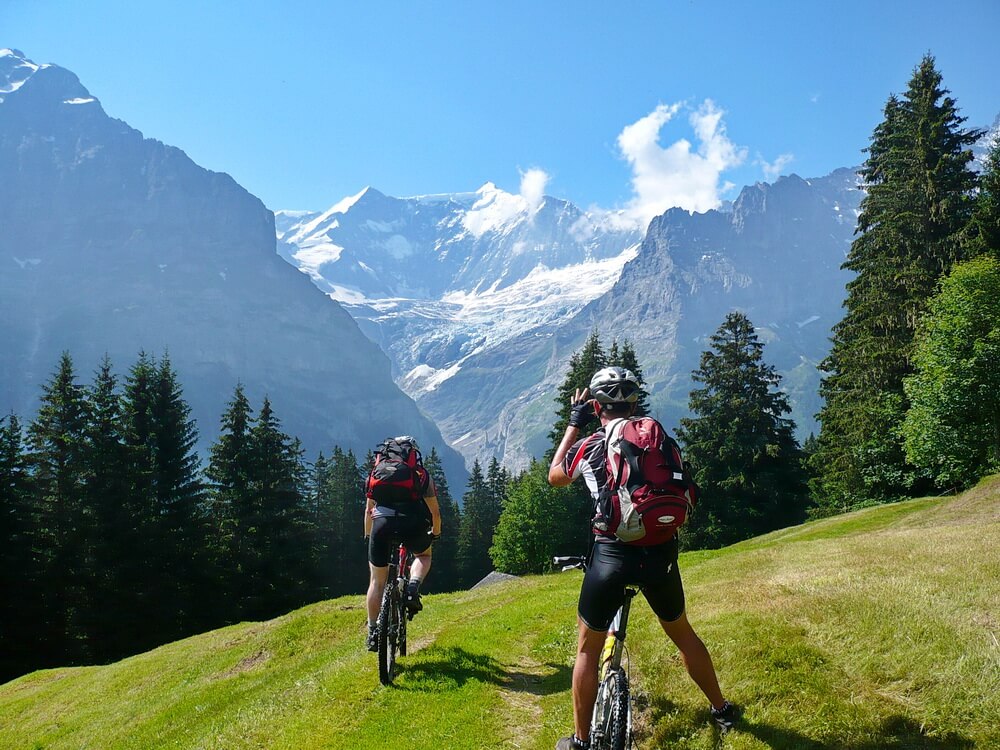 Abfahrt nach Grindelwald - da muss man ständig anhalten