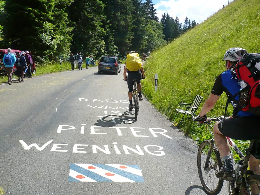 Daniel und Albi im Peloton