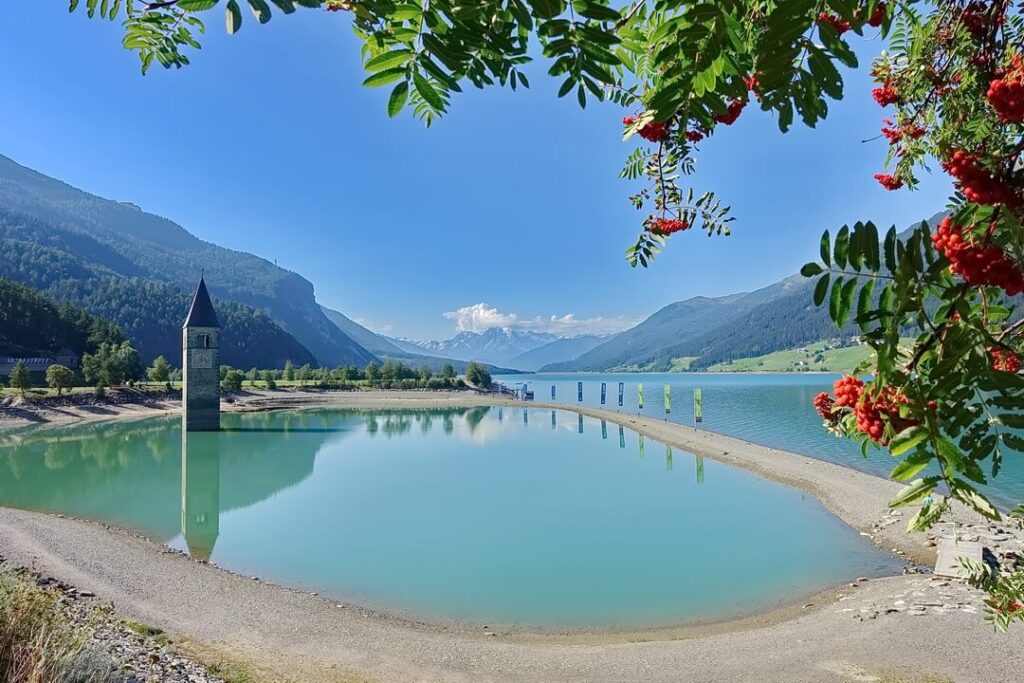 Das alte Graun - versunken im Reschensee