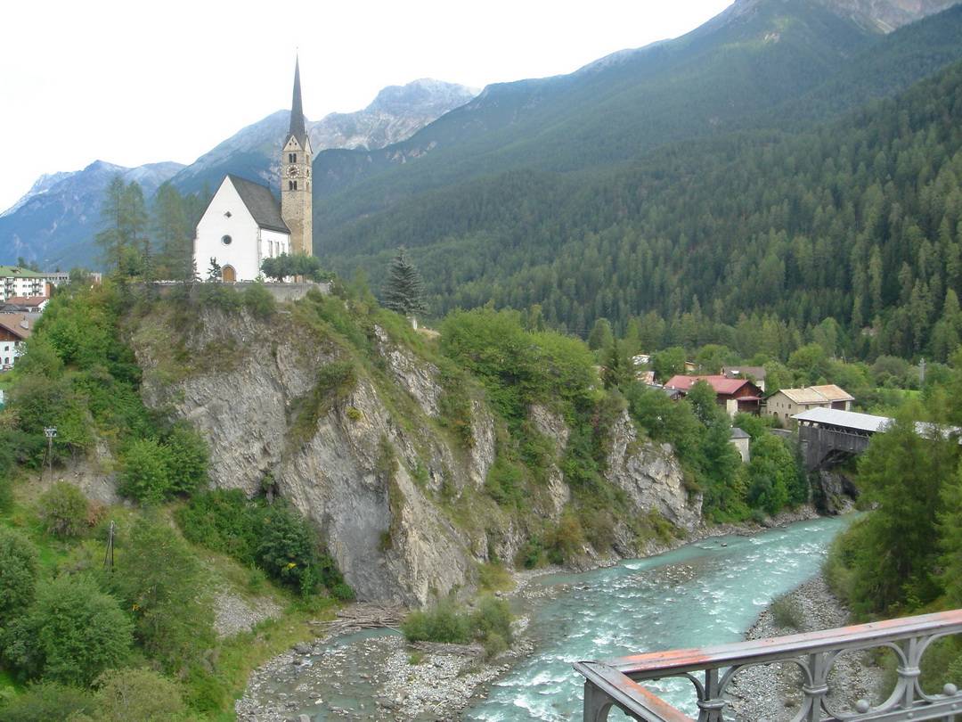 Innbogen in Scuol