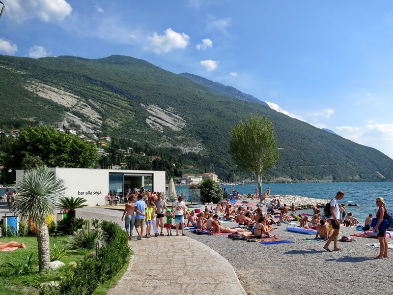 Strandcafe in Torbole