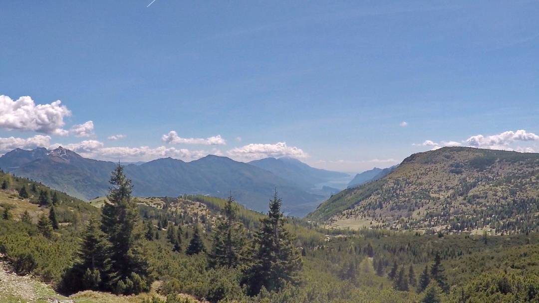 Monte Gazza Erster Blick zum Gardasee Monte Gazza: erster Blick zum Gardasee (Foto: Dr.-Ing. Alexander Krzepinski)
