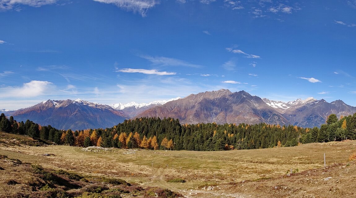 Panorama an der Naturnser Alm