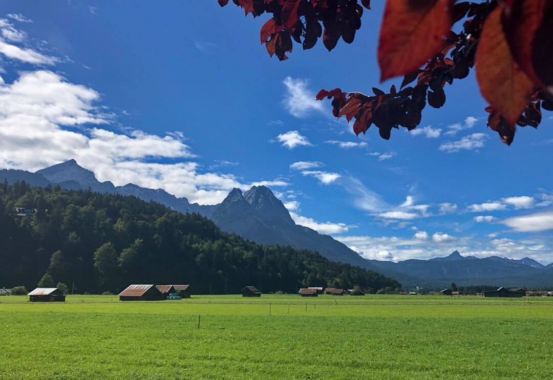 GAP Garmisch-Partenkirchen: Blick zur Zugspitze