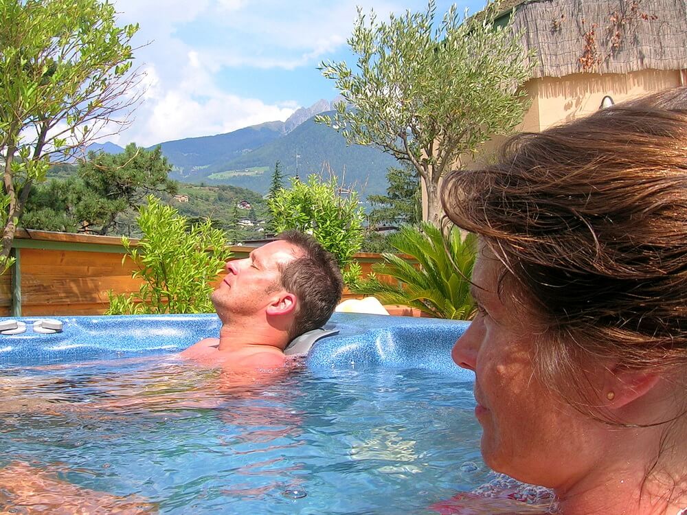 Pool auf der Dachterrasse