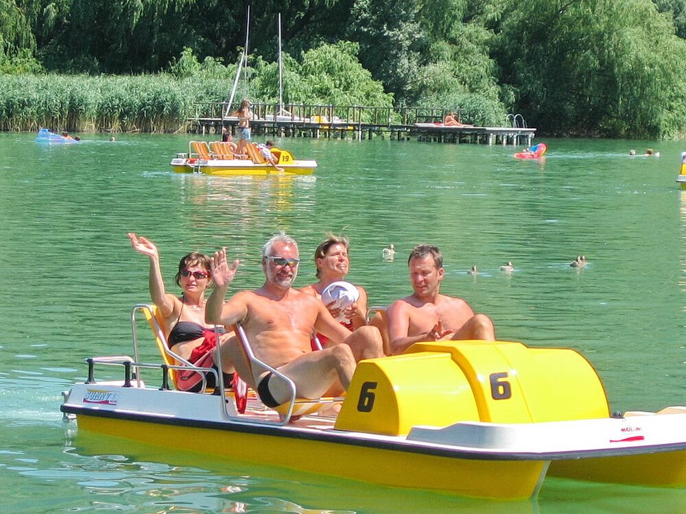Baderast am Kalterer See: Wer sagt denn, dass eine Transalp stressig sein muss?