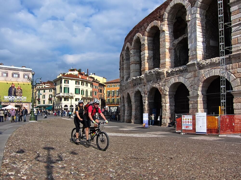 Mit dem MTB-Tandem von München nach Verona