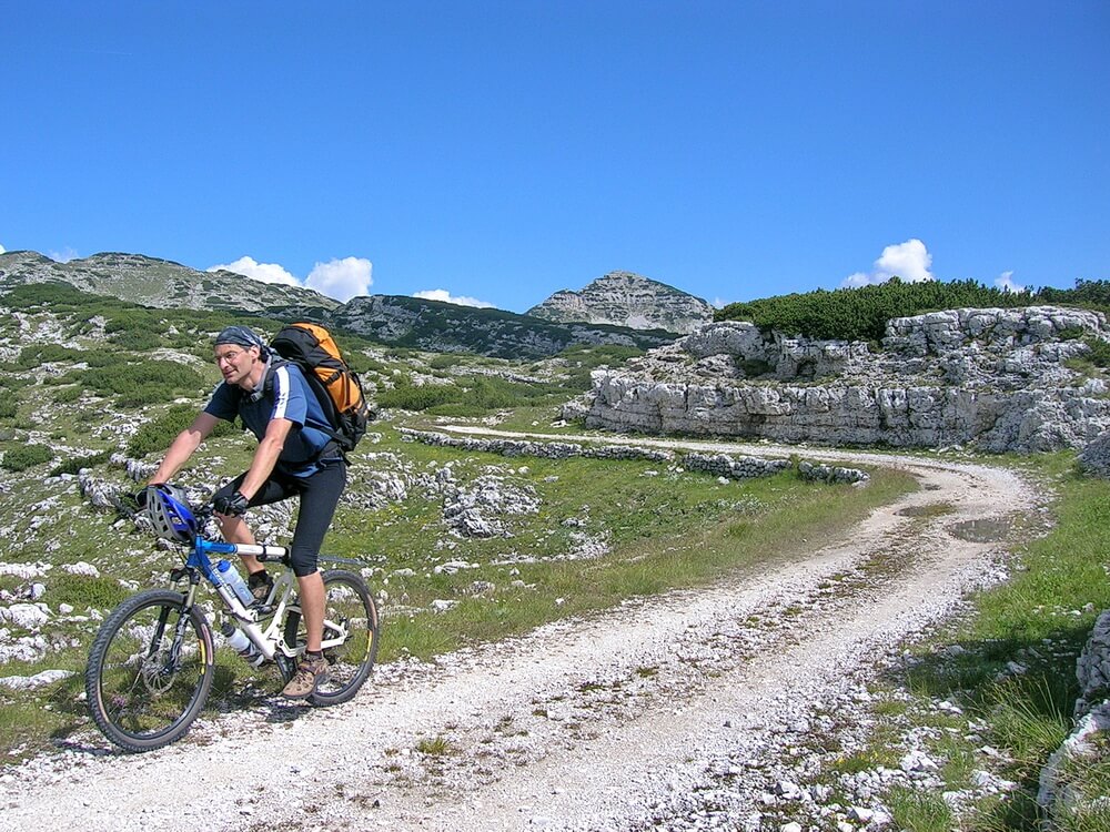 Nur Mountainbiker unterwegs