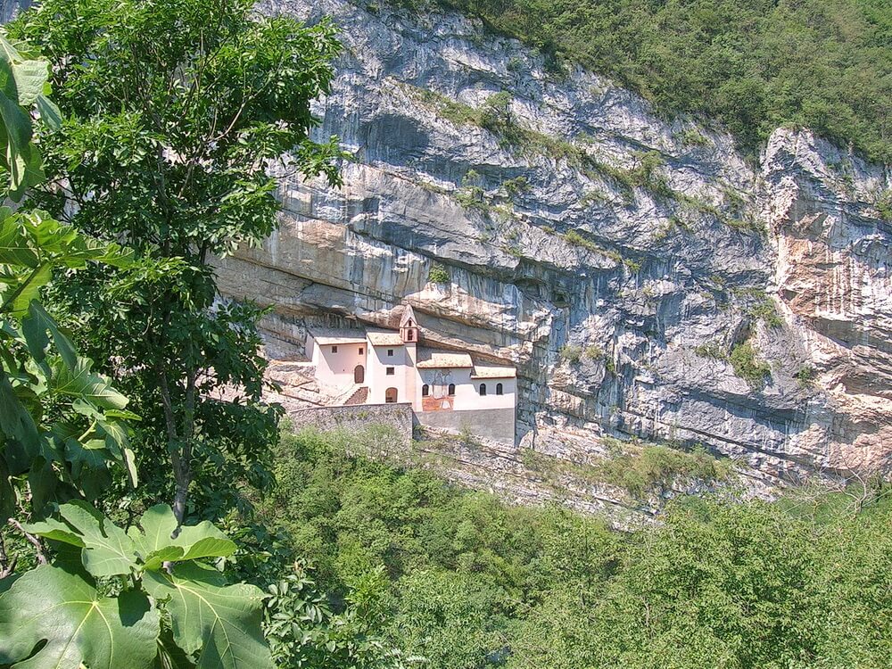 Eremo San Colombano kurz vor Rovereto