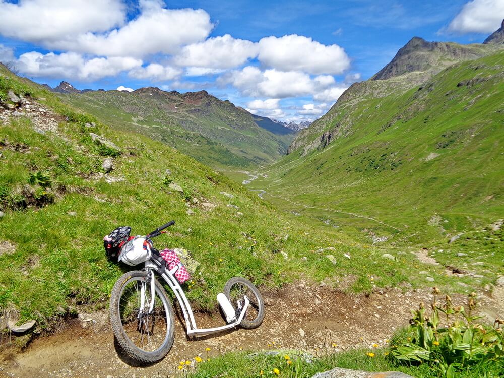 Albrecht-Route mit Tretroller: Verwalltal