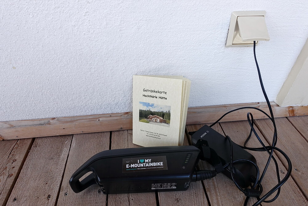 Nachladen an der Hochthörlehütte