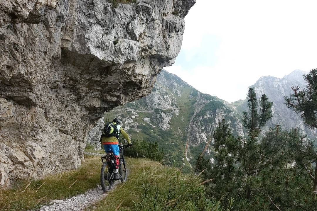 Gegenanstieg zur Bocca Campei in Sicht
