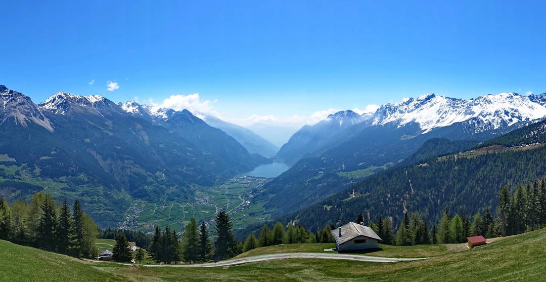Panorama über Valposchiavo 