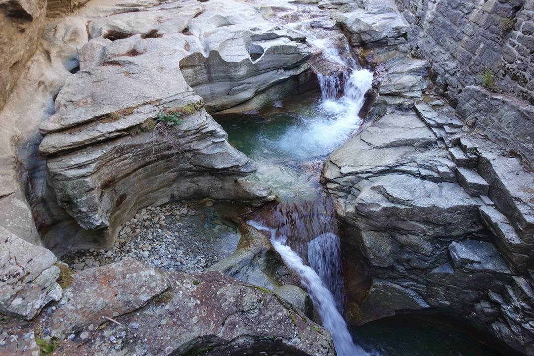 Gletschermühlen bei Cavaglia