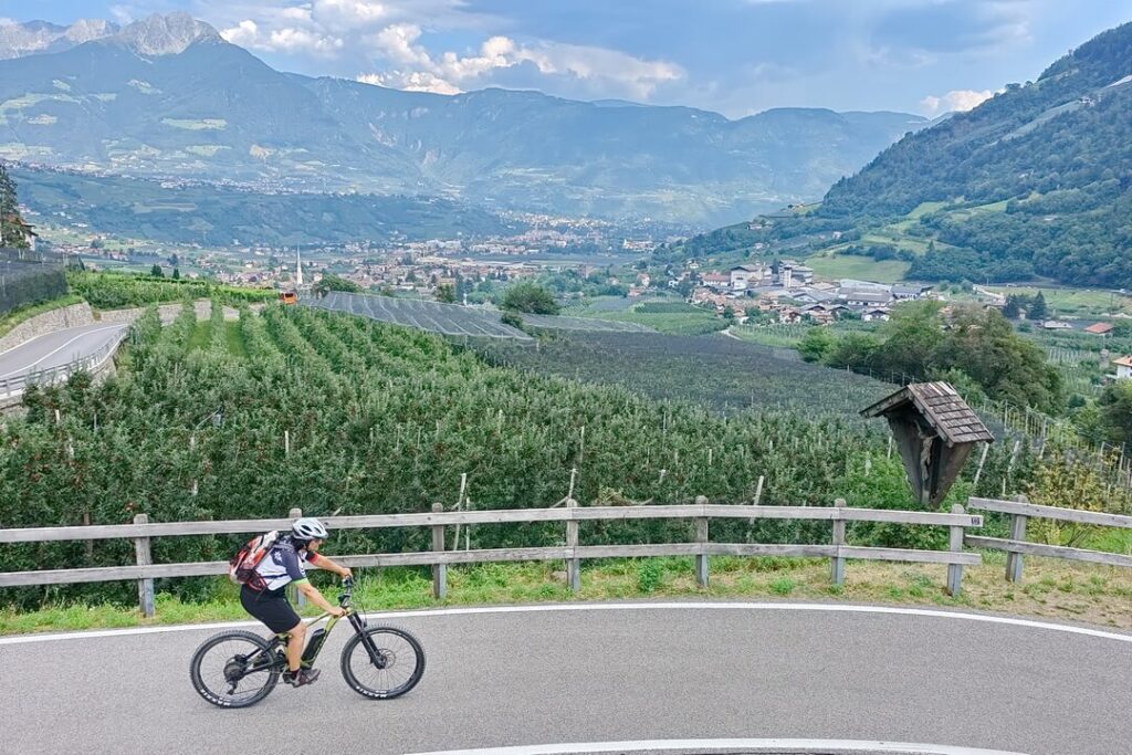Im Talgrund liegt Meran