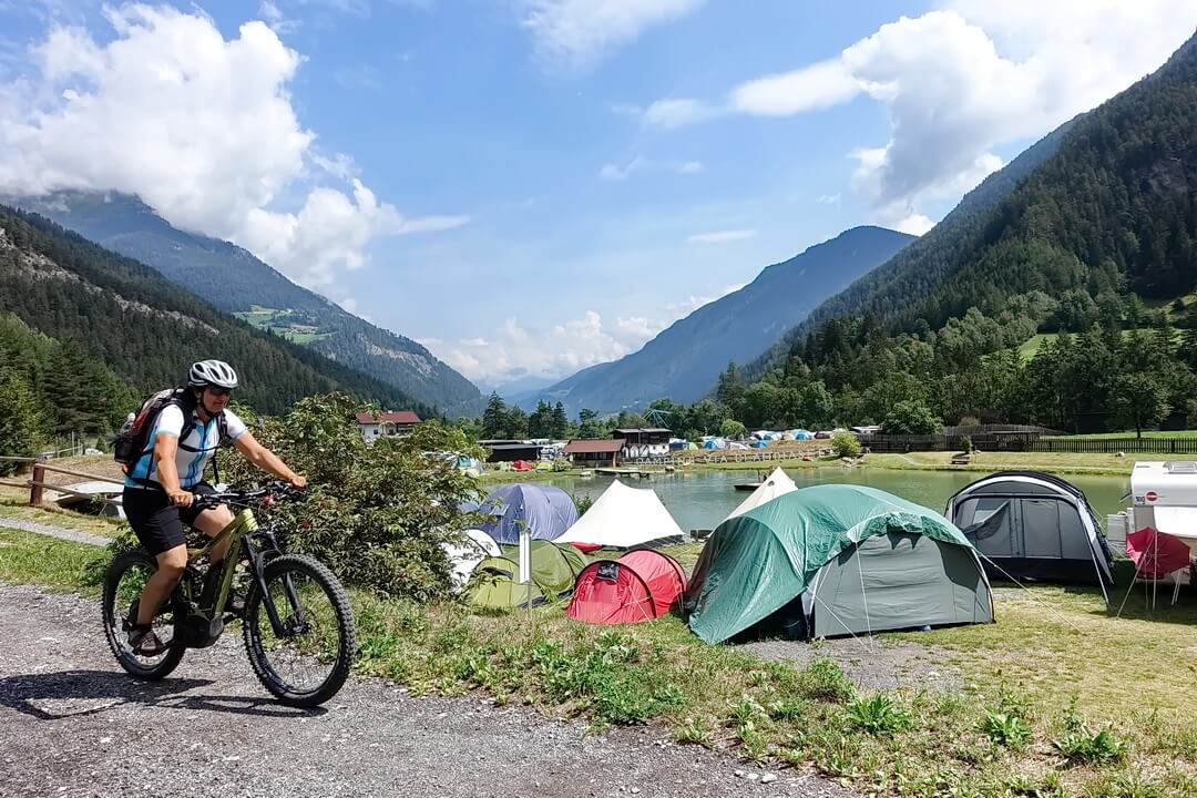 Campingplatz Via Claudiasee an der Kajetansbrücke